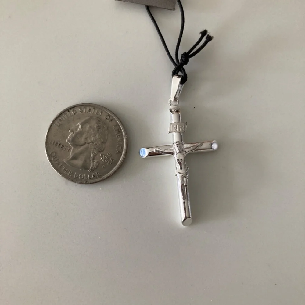 Blac Label Heritage INCI Crucifix Pendant 925 Sterling Silver Unisex NWT